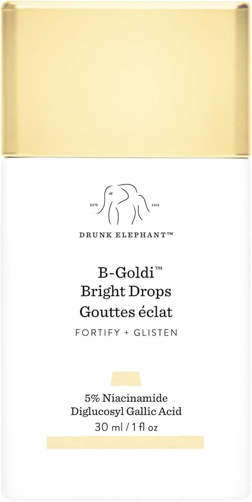 Drunk Elephant B-Goldi Bright Drops - 1 fl oz Illuminates Skin & Fades Hyperpigmentation with 5% ... | Amazon (US)