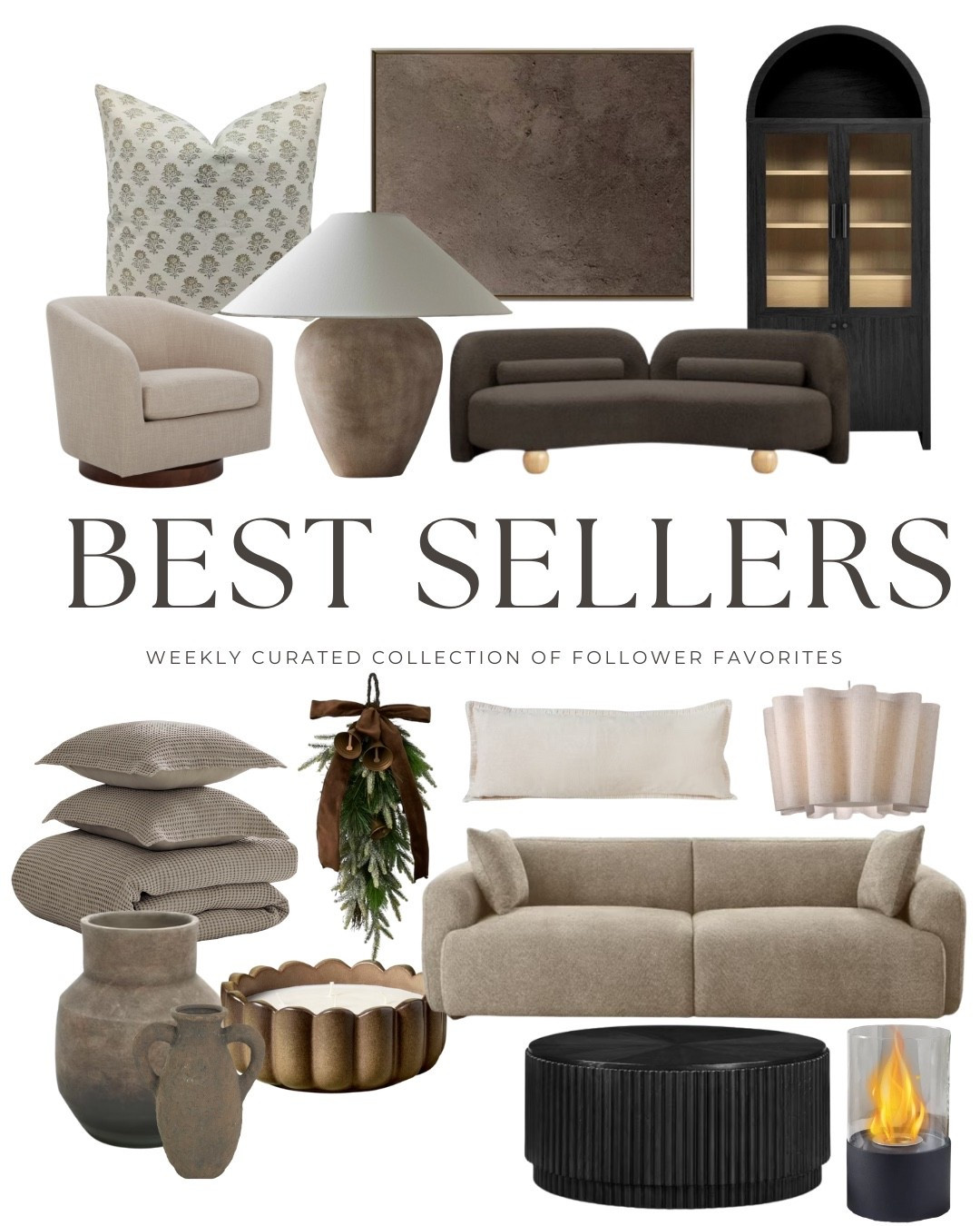 This week’s Best Sellers are all about cozy neutrals and timeless textures 🤎 A curated roundup of follower favorites — from statement furniture to warm, earthy accents you’ll love season after season.

Shop the pieces everyone’s loving this week!

#LTKHome #BestSellers #NeutralHomeDecor #ModernCozyStyle #HomeInspo #InteriorDesignFavorites #WarmNeutrals #LTKFinds #HomeDecorLovers #FollowerFavorites

#LTKHome #LTKU #LTKSeasonal