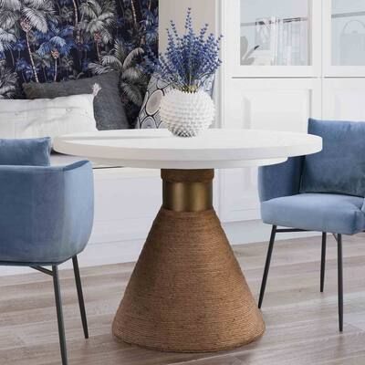 Rishi Natural Rope 47.5" Round Table | Bed Bath & Beyond