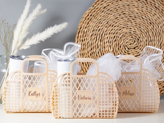 Personalized Jelly Bag Bachelorette Party Favor Bags - Etsy | Etsy (US)