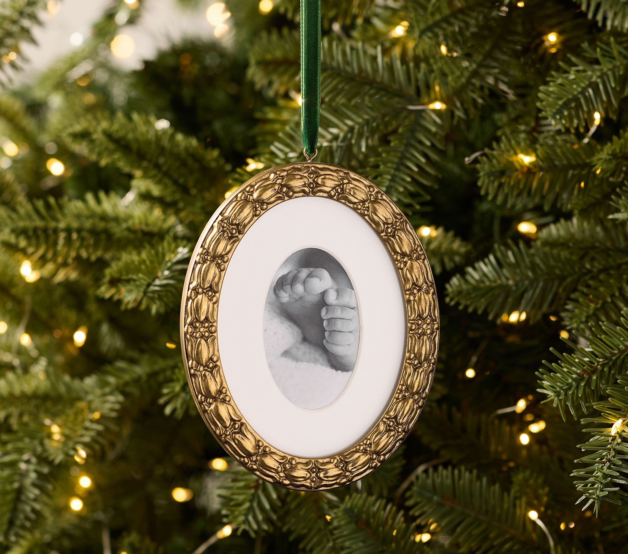 Chris Loves Julia Frame Ornament | Pottery Barn Kids