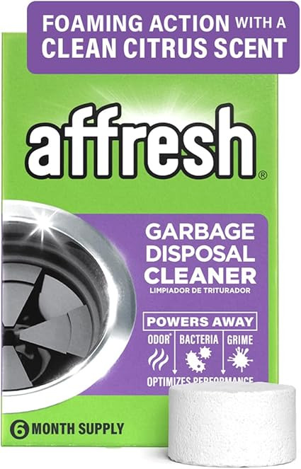 Affresh Garbage Disposal Cleaner, Helps Power Away Odor Causing Bacteria, Debris & Grime in Grind... | Amazon (US)