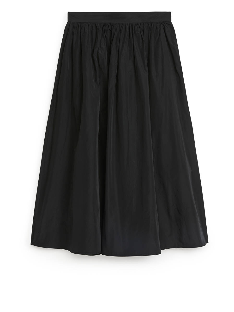 Tafetta Midi Skirt | ARKET (US&UK)