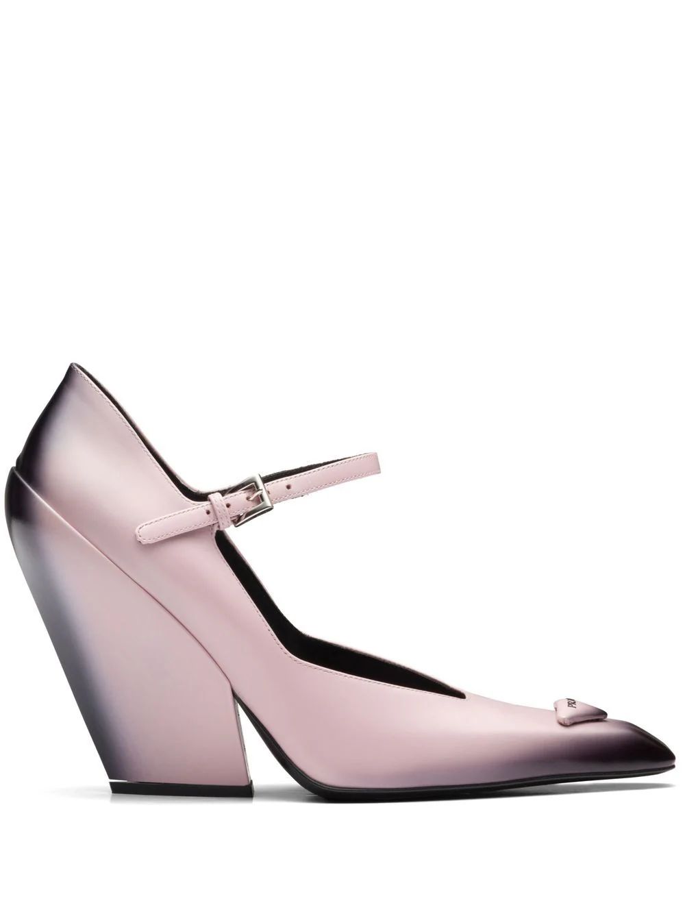 Prada Pointed Mary Jane Pumps - Farfetch | Farfetch Global