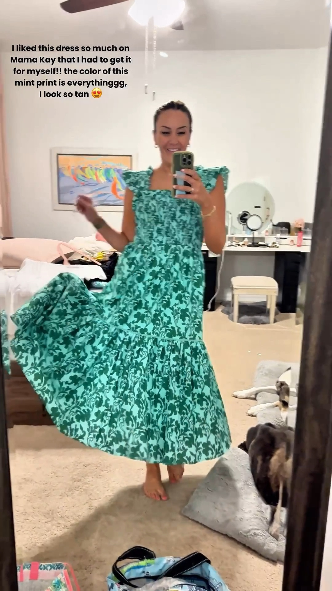 I liked this dress so much on Mama Kay that I had to get it for myself!! the color of this mint print is everythinggg, I look so tan 😍 here are some other Tuckernuck midi dresses I’m loving for summer!

#LTKStyleTip #LTKSeasonal #LTKSummerEdit