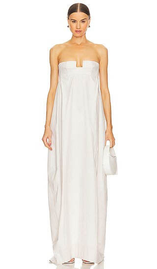 Balloon Long Dress in Light Grey | Revolve Clothing (Global)