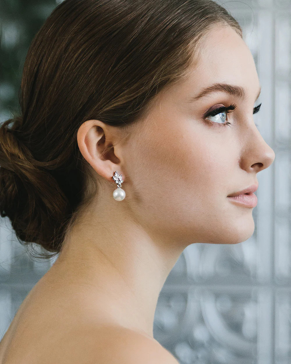 Peyton Pearl Dangle Earrings | Dareth Colburn