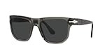 Persol PO3306S Square Sunglasses, Opal Smoke/Dark Grey Polarized, 55 mm | Amazon (US)