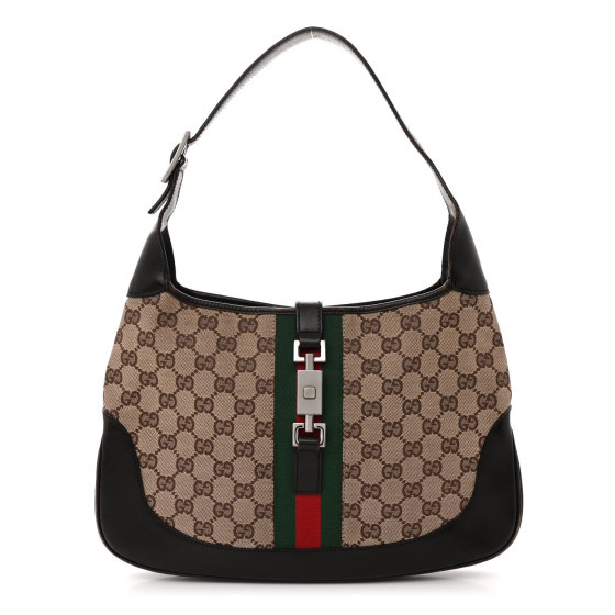 Monogram Web Jackie O Hobo Dark Brown | FASHIONPHILE (US)