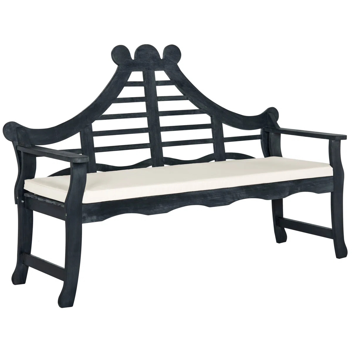 Cullins Solid Wood Acacia Outdoor Bench | Wayfair North America