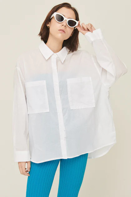 Sophia Relaxed Fit Cotton Shirt | Storets (Global)