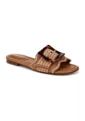 Sam Edelman Bambi Raffia Slide Sandals | Belk