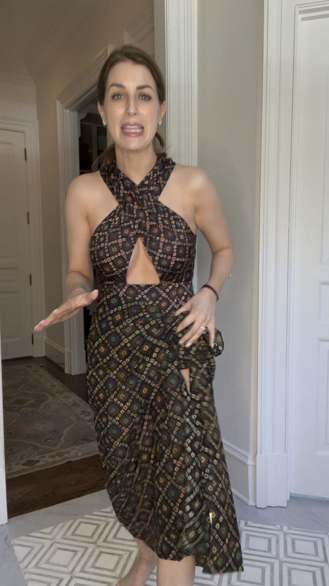 I love the colors and pattern of this one piece swimsuit by Ulla Johnson, the coverup makes the whole look! I’m wearing a medium.

#LTKover40 #LTKswim #LTKSeasonal