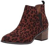Dr. Scholl's Shoes Women's Teammate Ankle Boot, Brown Black Leopard Microfiber, 9 | Amazon (US)