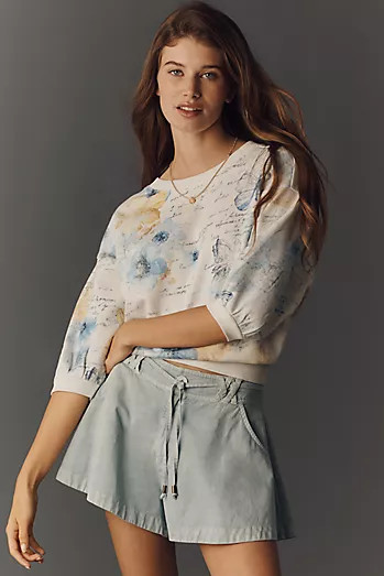 The Niki Bubble Sweatshirt by Pilcro | Anthropologie (US)