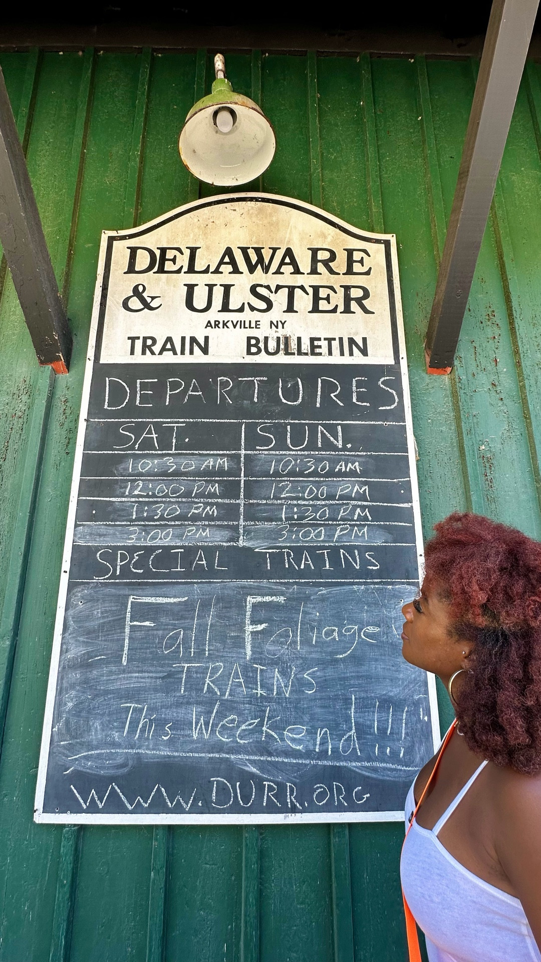 Took a 45-minute scenic train ride through the Catskills 🍂 The Delaware & Ulster Railroad runs right along the Delaware River, surrounded by peak fall colors — the perfect slow moment before the season slips away 🚂✨

Linked a few cozy fall travel essentials from my weekend getaway — everything you’ll want for your own fall escape 🍁

#LTKSeasonal #LTKTravel #LTKFindsUnder50