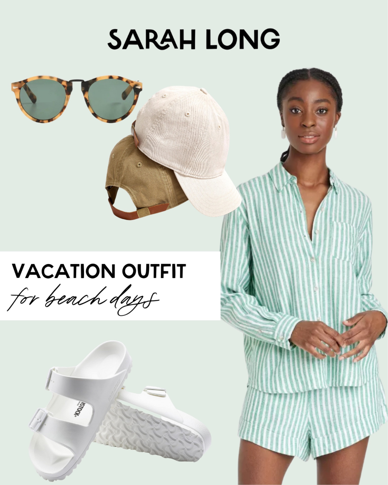 Vacation outfit inspo - beach day casual and comfy outfit | sarahlong.co sarahcatherinelong 

#LTKSeasonal #LTKunder50 #LTKunder100