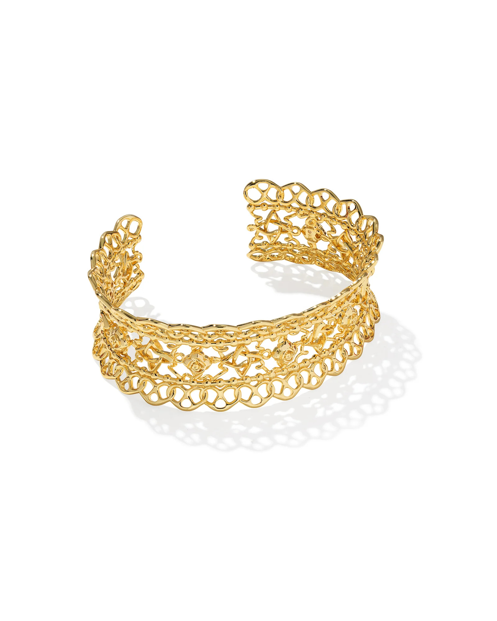 Krista Lace Gold Cuff Bracelet | Kendra Scott