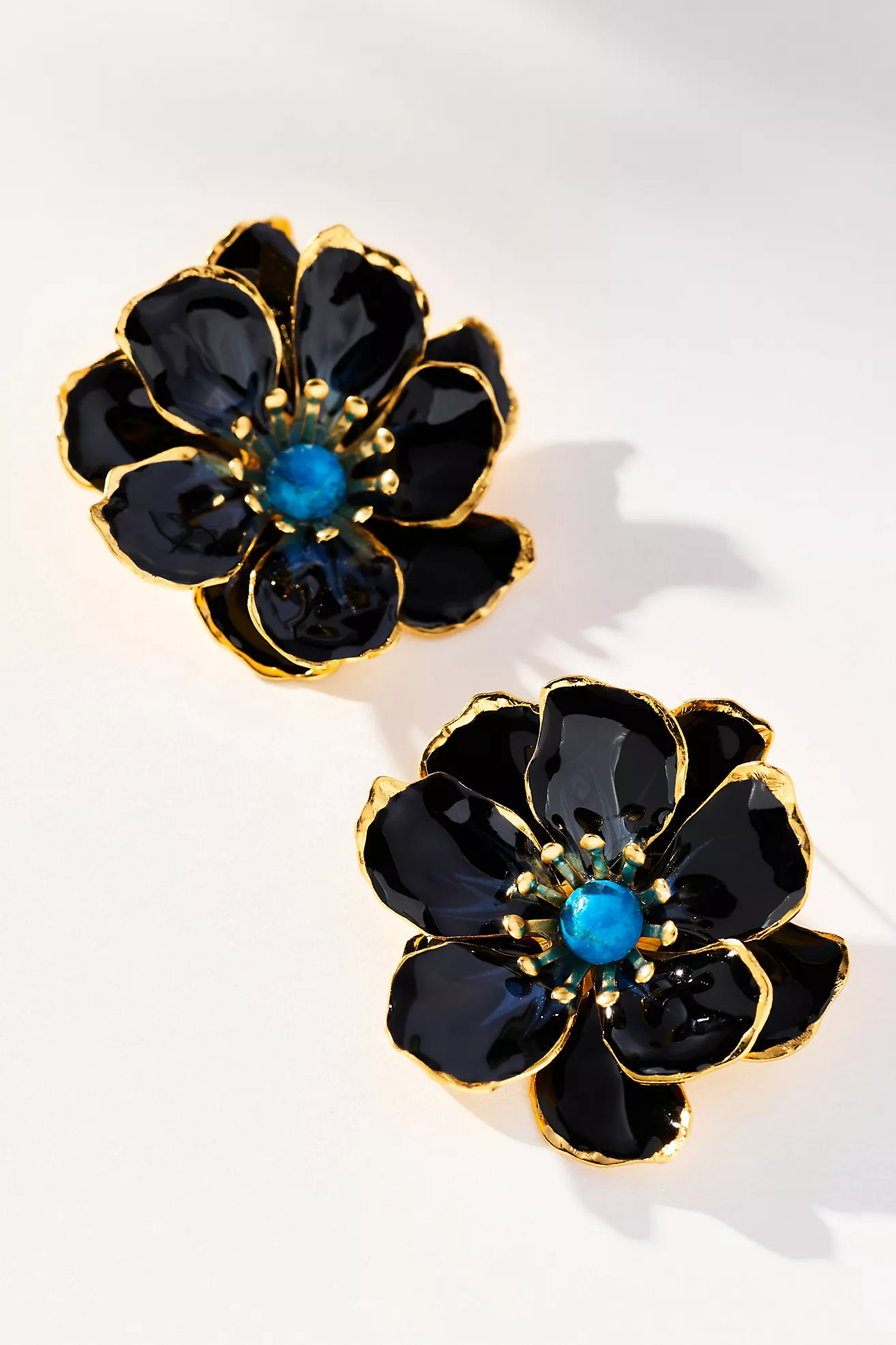 The Pink Reef Handpainted Earrings | Anthropologie (US)