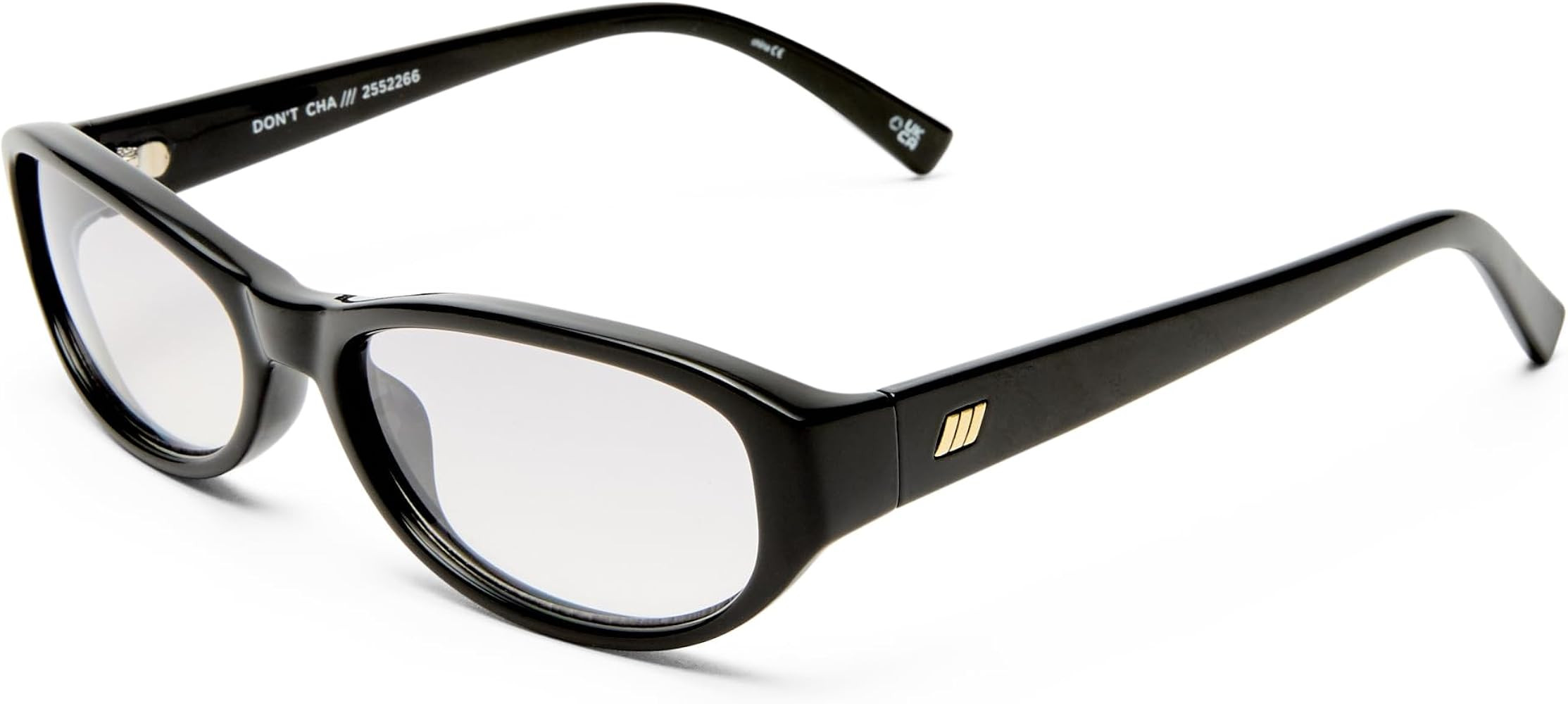 Le Specs Don't Cha Sunglasses - Black, Oval, Unisex, Sleek Refined Style | Amazon (US)