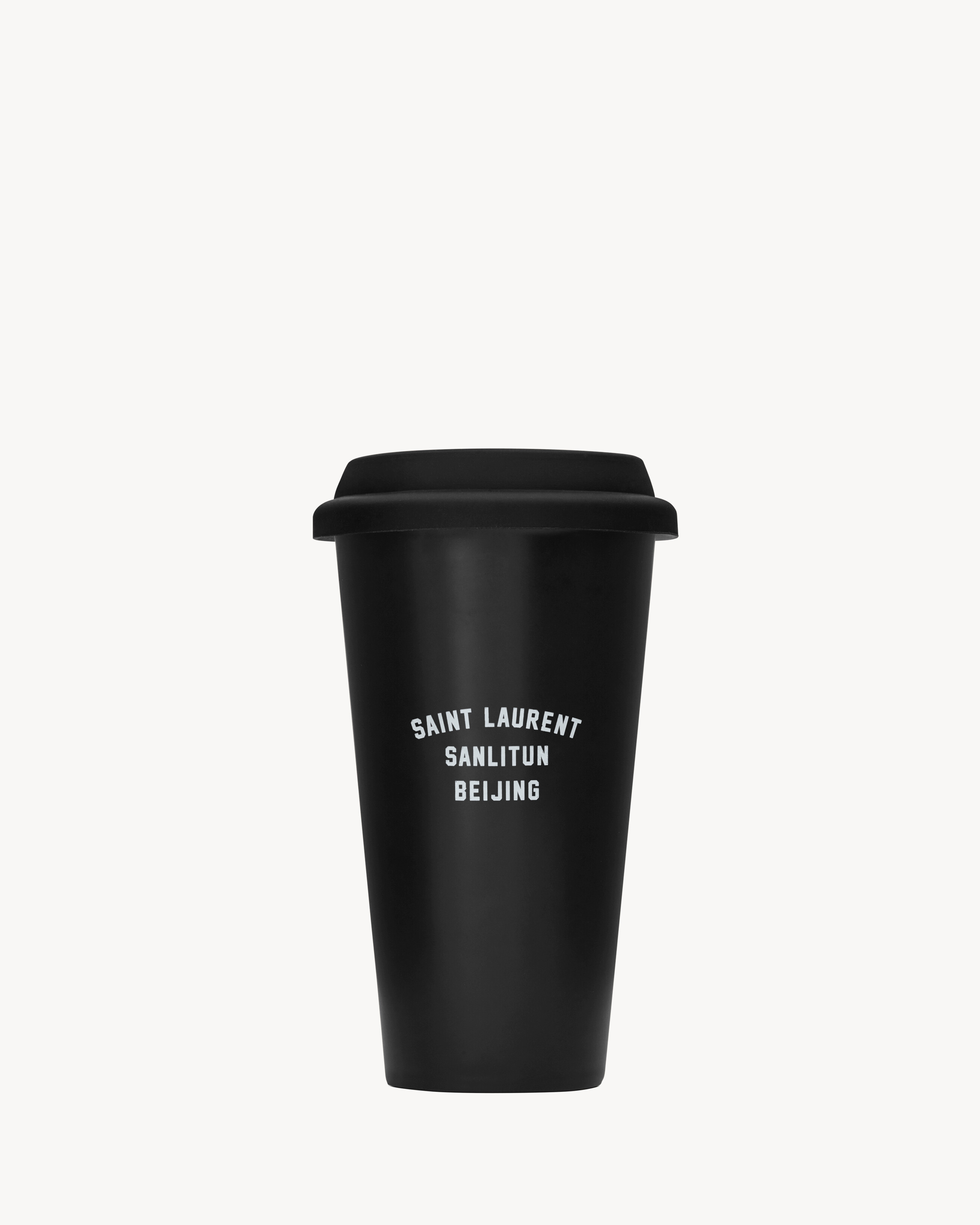 SAINT LAURENT BEIJING MUG in Black | Saint Laurent | YSL US | Saint Laurent Inc. (Global)