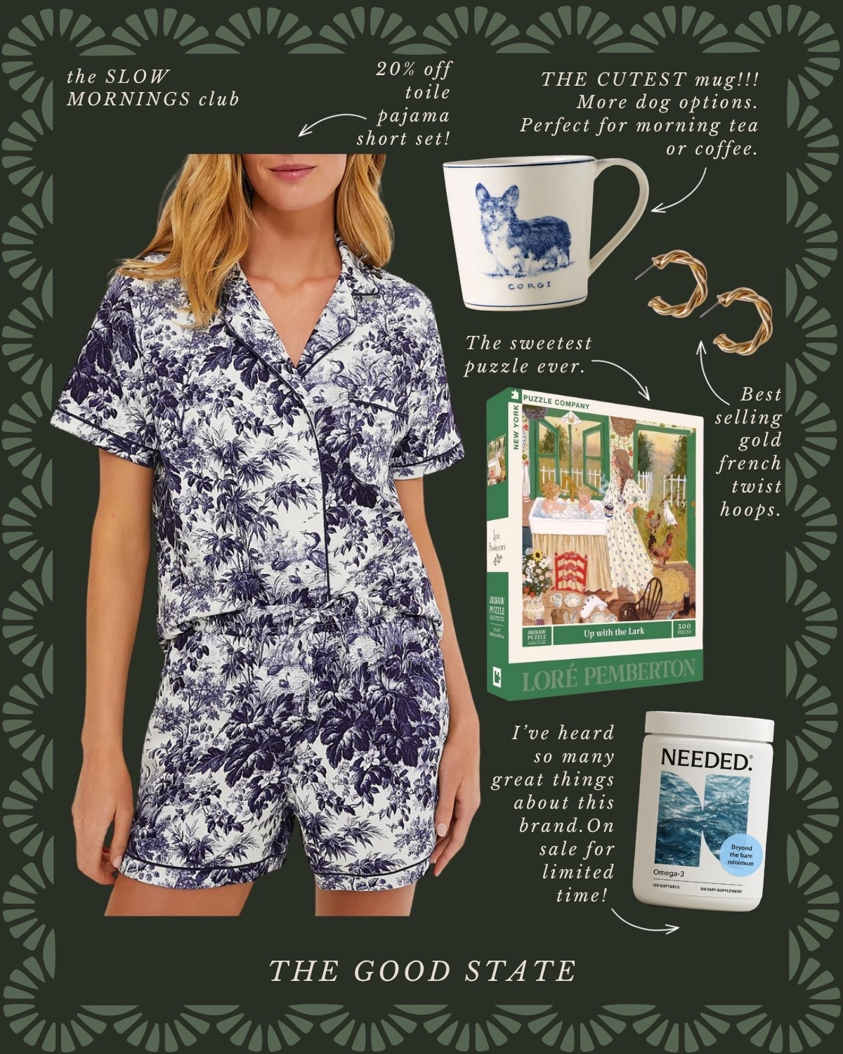 This collection is for the ladies who embrace the slowed down rhythms of a crisp Autumn morning. For those who romanticize the golden light streaming through the window and the aroma of freshly brewed coffee filling the air. This is for the ladies who linger a little longer under a warm blanket and who delight in matching pajama sets layered with cozy knit socks. For the ones who collect allllll the coffee mugs—seasonal ones especially🍂 This collection is for those who settle into the stillness of watching Autumn leaves swirl through the chilly air and love a good morning stroll to start the day. This is for those who are slowing down—even if just internally—in whatever season of life they find themselves in. This is for you☀️

#amazonfashion #founditonamazonfashion #amazonmusthaves #amazon #ltk #ltkstyletip #ltkunder50 #ltksalealert #farmersmarket #slowliving #romantizeyourlife #slowlifestyle #intentionalliving #slowmorning #fallfashion #falloutfit #autumn #fallseason #cozyautumn

Haven well within, Amazon, Amazon prime big deal, days, print, fresh, slow morning, romanticize your life, cozy outfit, fall outfit, autumn, outfit, pajama, matching pajamas, Tuckernuck, Anthropologie, quince, vest, leggings, Amazon home, prime days, Ball, cap, slippers, Christmas gift, guide, Christmas gift, ideas, gifts for her, French press, Williams Sonoma, stocking stuffers

#LTKFindsUnder50 #LTKFindsUnder100 #LTKStyleTip