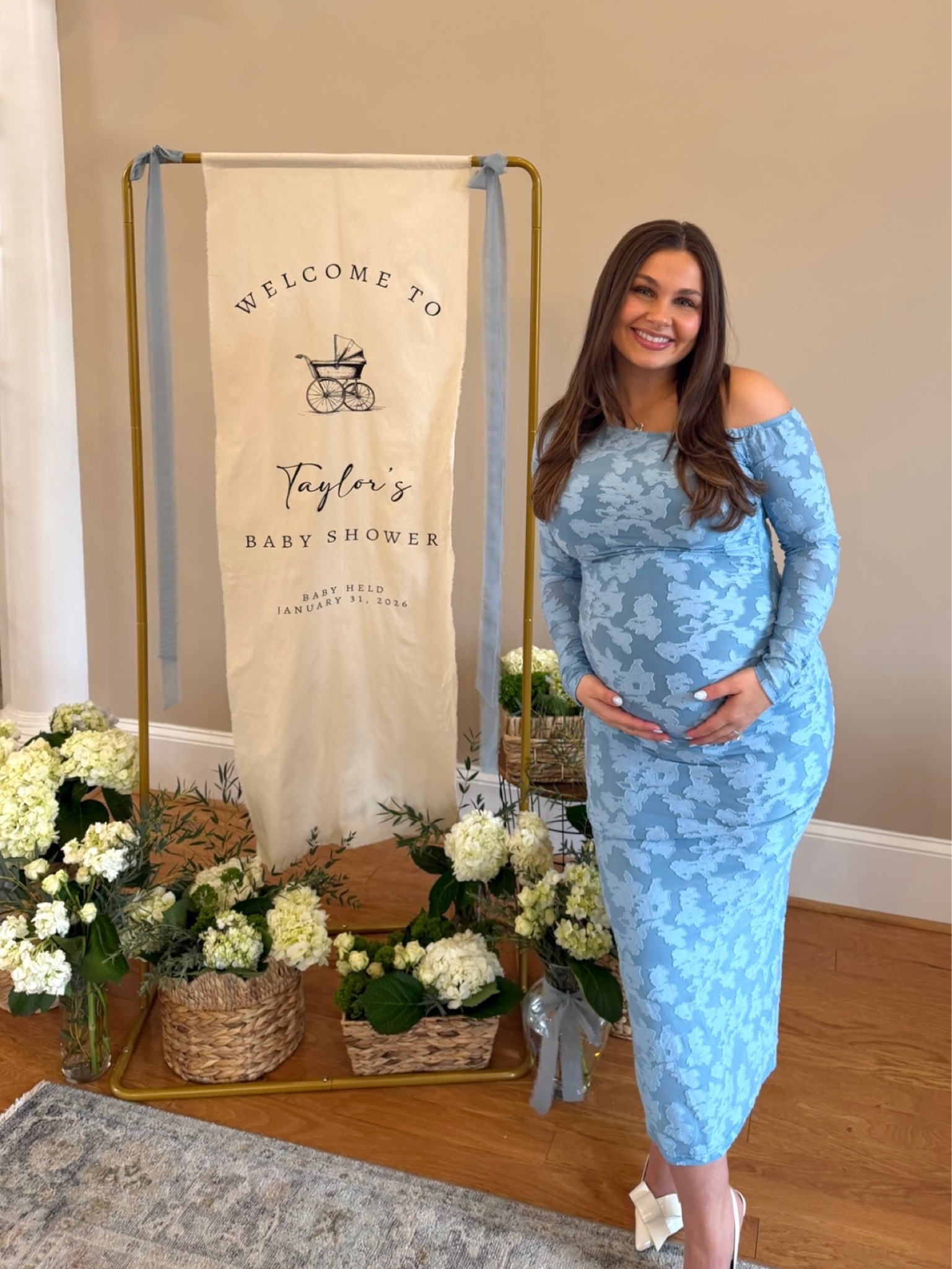 Size small dress: 31 weeks pregnant 

#LTKmomlife #LTKootd #LTKBump