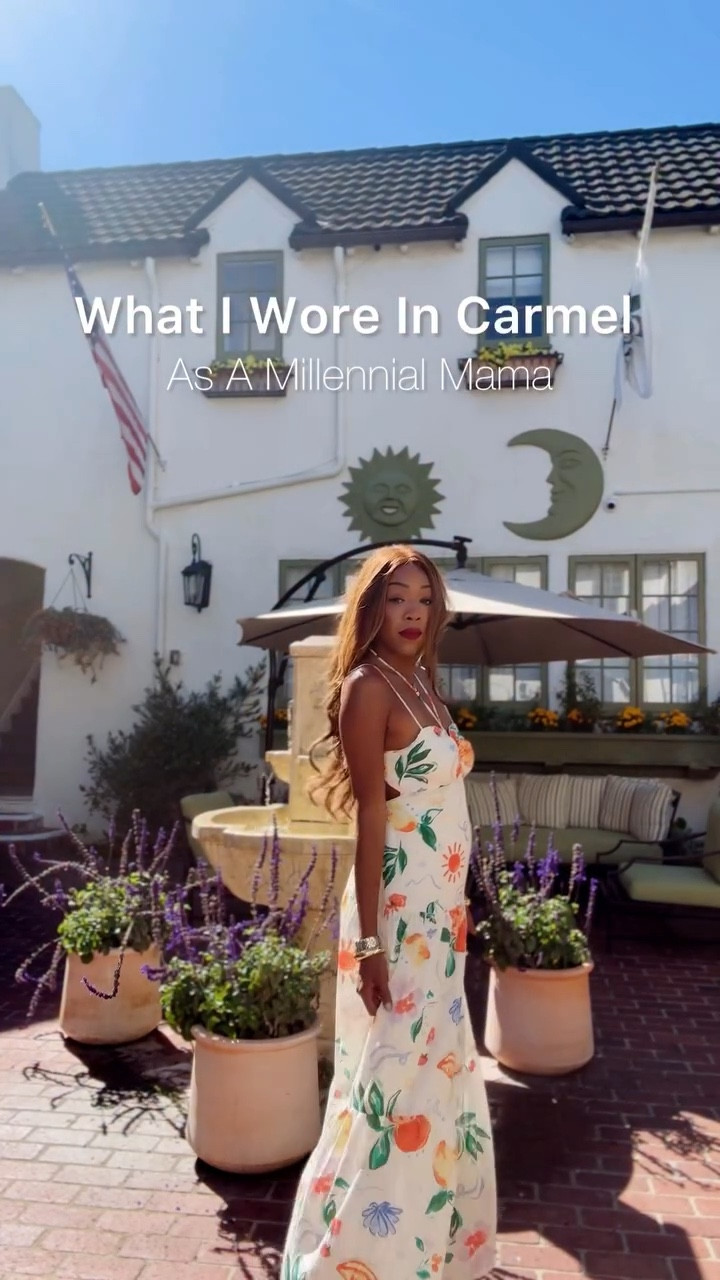 What I Wore Day 2 In Carmel-by-the-Sea 🌊

Do you ever save a piece in your closet for a specific moment? The moment I knew I was going to Carmel, I KNEW I was bringing this dress. The shell details and open back made it perfect for a day taking in the coastal views and sunshine. 

Carmel is literally such a slice of heaven. Can't wait to visit again. If are interested in anything from this look everything is linked in my @shop.ltk 🫶🏽 
.
.
.
.
.
#momswithstyle #californiamom #stylereels #stylereel #affordablestyle #ltkstyle #grwmreel #carmelbythesea #carmelvalley #carmelcalifornia #styleseries #millennialmom #millennialwomen #vacaymood