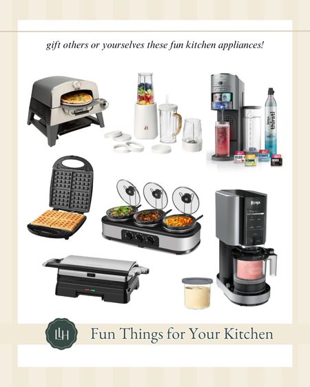 Fun kitchen gadgets for your home! The ninja Creami, waffle maker, or panini press make great gifts for yourself or others! 

Walmart Kitchen | Walmart Appliances

#LTKfindsunder100 #LTKGiftGuide #LTKhome