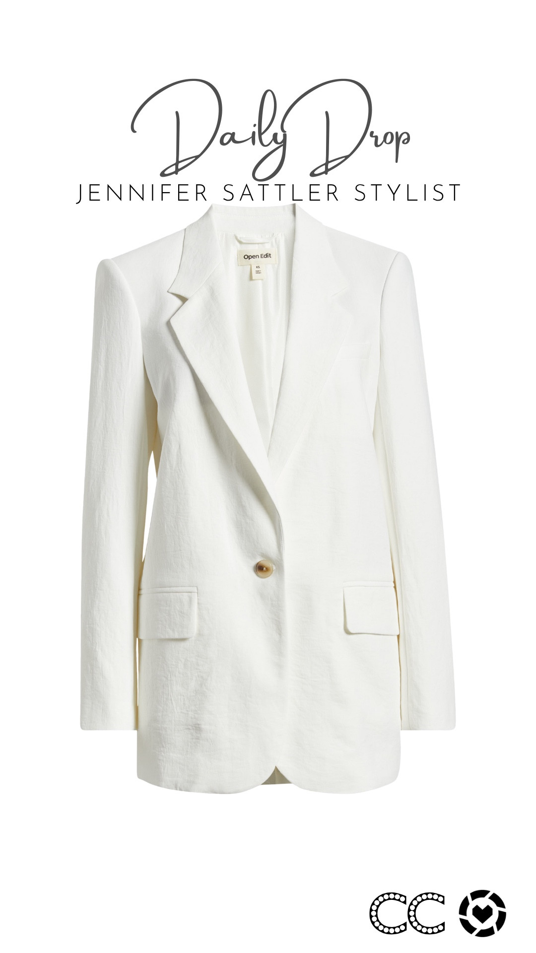 ❤️ wrinkle free
❤️affordable quality Nordstrom Brand
❤️matching vest pants and long shorts 
❤️also comes in the color of the year 
❤️oversized stylish and long 