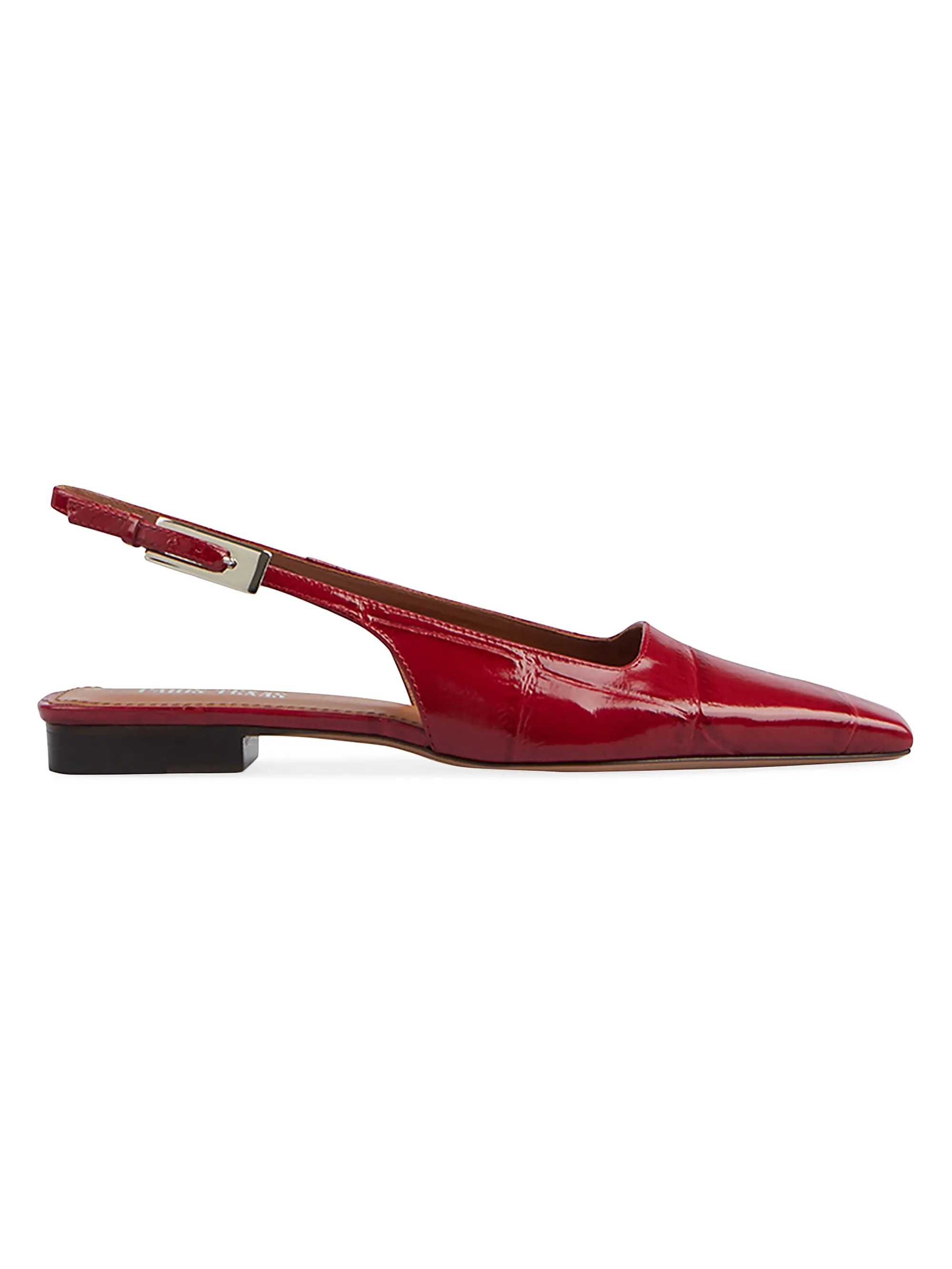 Shop Paris Texas Bettina Leather Slingbacks | Saks Fifth Avenue | Saks Fifth Avenue