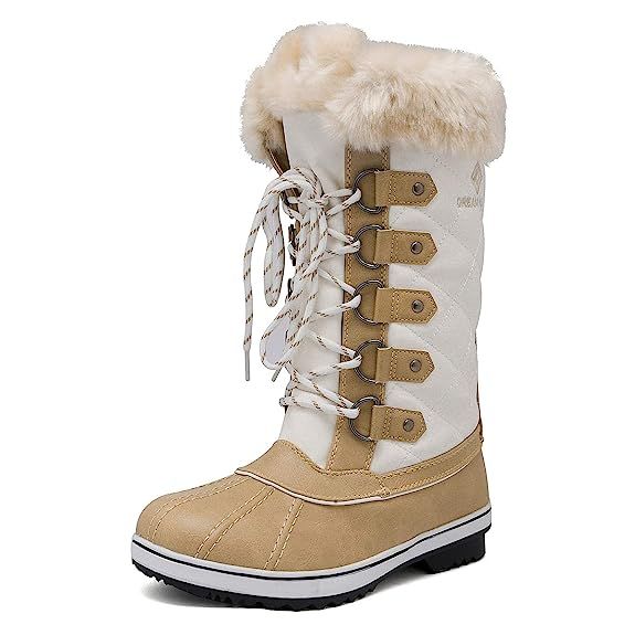 DREAM PAIRS Women's Mid-Calf Winter Snow Boots | Amazon (US)