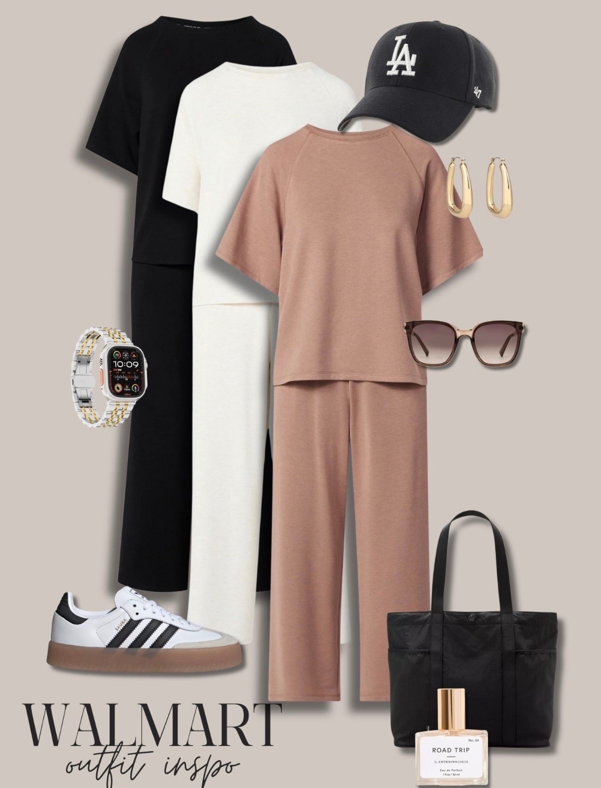 🤍 Lounge outfit inspo featuring the cutest and most comfy sets from Walmart styled with some elevated pieces 🤍✨￼

#LTKActive #LTKmorningroutine #LTKootd