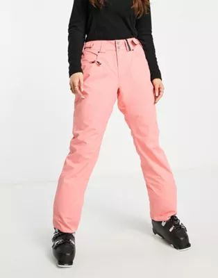 Surfanic Glow straight fit ski pants in pink | ASOS (Global)
