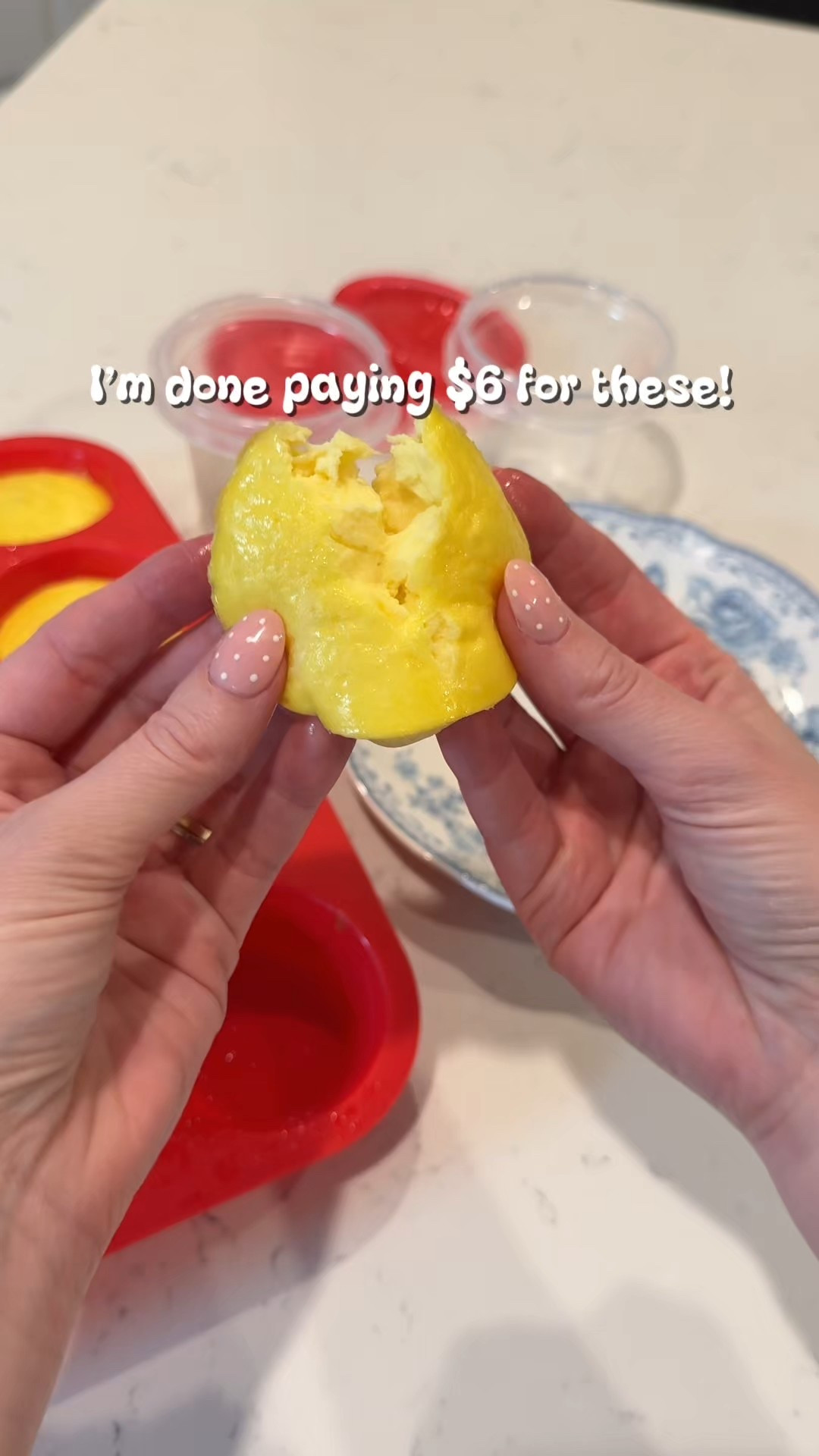 

STARBUCKS COPYCAT RECIPE!

6 eggs - either whisked or blended completely
1 cup of cottage cheese - blended smooth
Dash of salt to taste 
1 cup of shredded gruyere cheese 
1/2 cup chopped bacon bits 

Combined all and place into cupcake tins - I love these silicone tins bc the bites are SO easy to pop out! I I placed the muffin tin on a baking sheet before pouring my mixture - and then added about a cup of water to the pan (this makes the bites fluffy!!!) 

Bake on 350° for 20-30 minutes. Enjoy - pop in the fridge for the week or even in the freezer for next week. Super easy and so good & filling!! 

#LTKfoodie #LTKmomlife #LTKdayinmylife