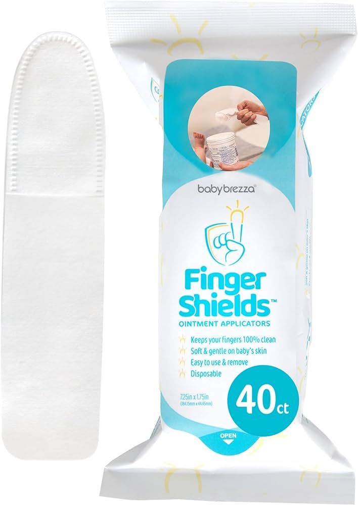Baby Brezza Finger Shields - Mess Free Diaper Rash Cream Applicator – Keeps Fingers & Nails 100... | Amazon (US)