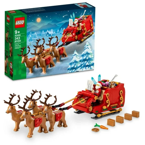 LEGO Santa’s Sleigh Christmas Toy Building Set for Ages 9-13, with Reindeer & Santa Figurine, 4... | Walmart (US)