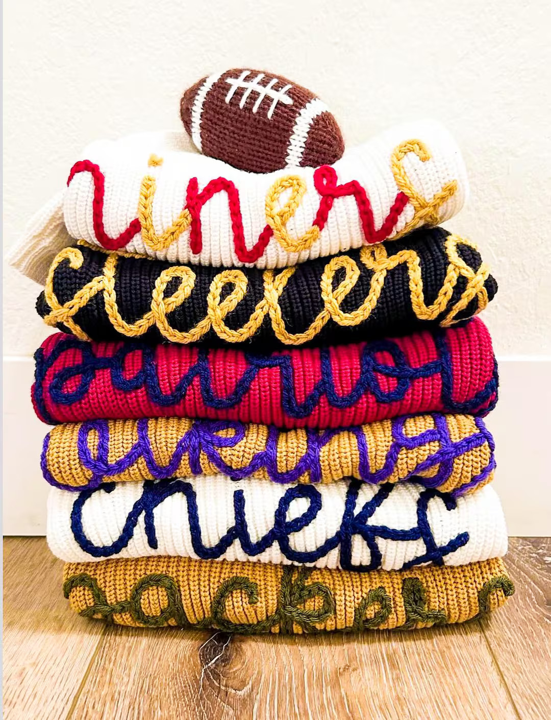 Game Day Baby and Toddler Sweaters – Custom NFL Team Knit - Etsy | Etsy (US)