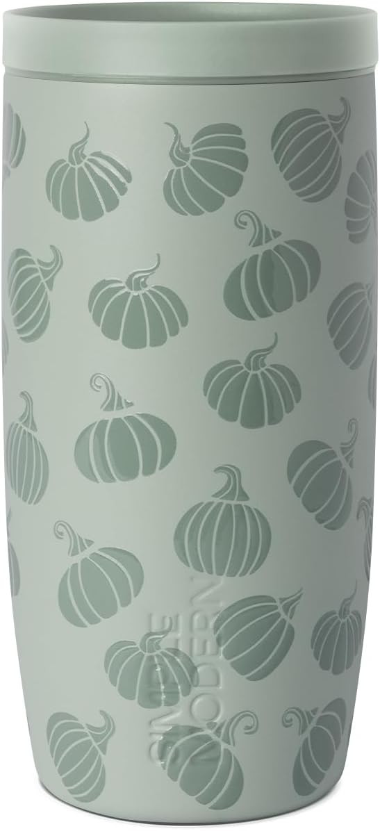 Simple Modern Halloween Travel Coffee Mug 360° Lid | 16oz | Pumpkins | Voyager Ceramic-Lined Ins... | Amazon (US)