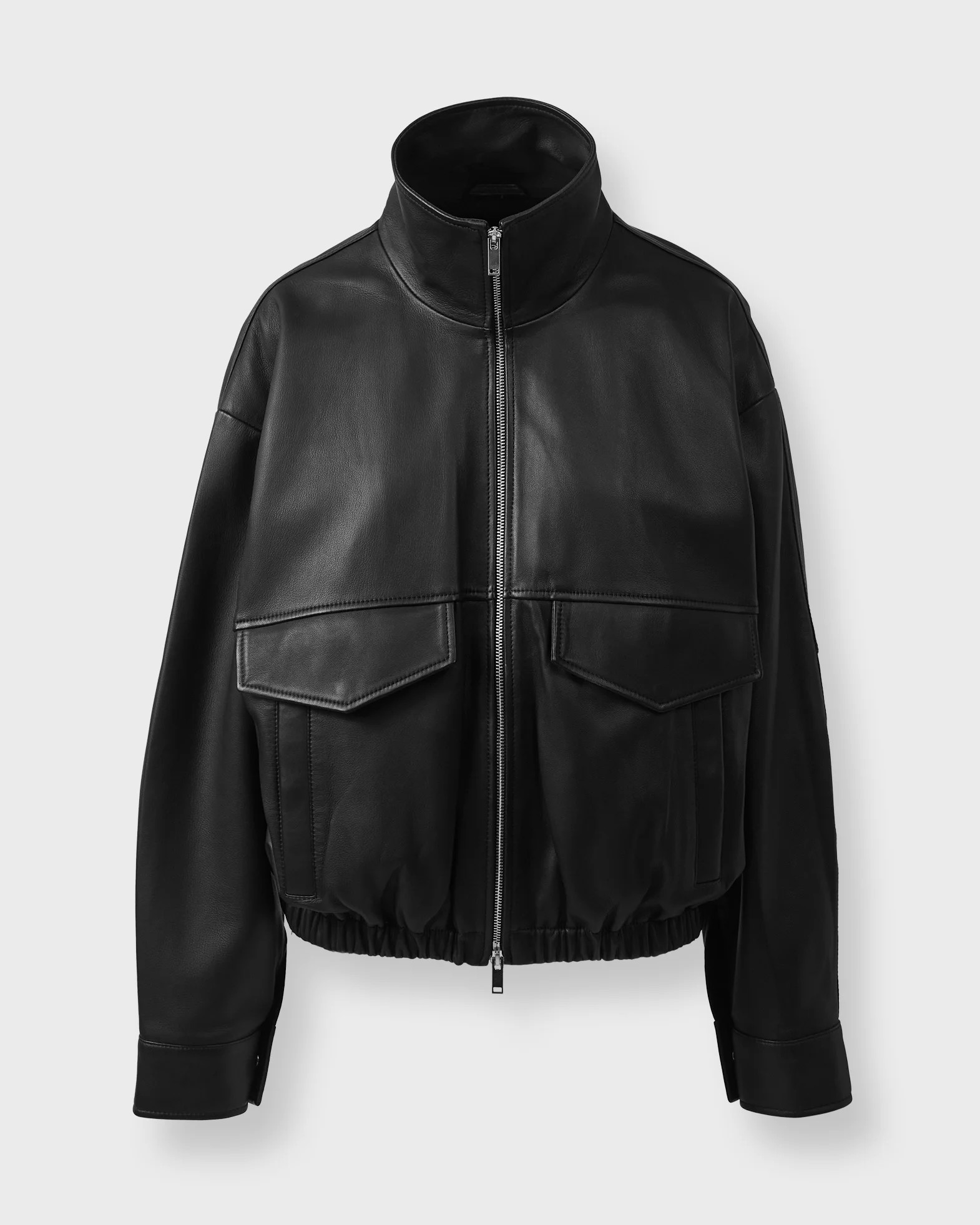 Wakakuu Icons Jacket Leather Funnel Neck | WAKAKU | WAKAKUU