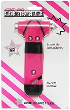 Super-Cute Safety Hammer - Emergency Automotive Escape Hammer Tool, Seat Belt Cutter & Car Window... | Amazon (US)