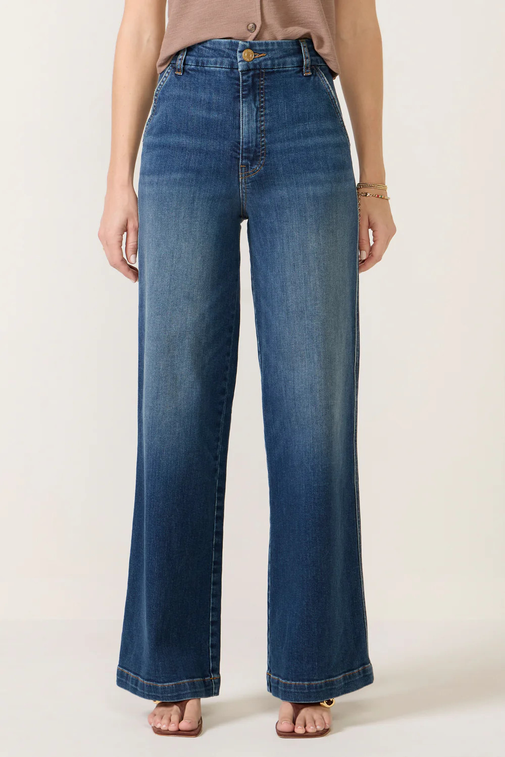 Jodi Trouser Wide Leg Jean | Evereve