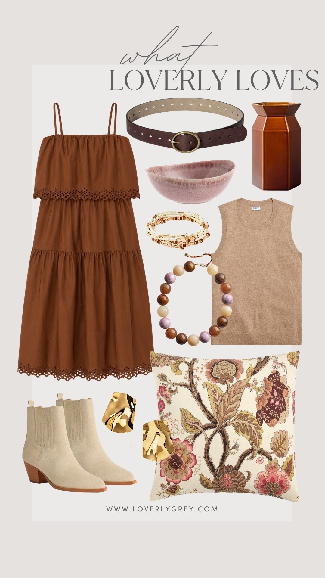 Loving these transitional pieces for home and fashion! The browns and mauve pinks are always a favorite. 

Loverly grey, Amazon finds, transitional wardrobe finds, fall fashion for her, late summer pieces, home decor for summer fall, beaded necklaces, Target home, Walmart fashion finds midi dress

#LTKSeasonal #LTKHome