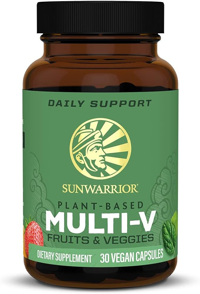 Sunwarrior Multivitamin for Men & Women from Fruit Vegetables & Whole Foods Multivitamins Vitamin... | Amazon (US)