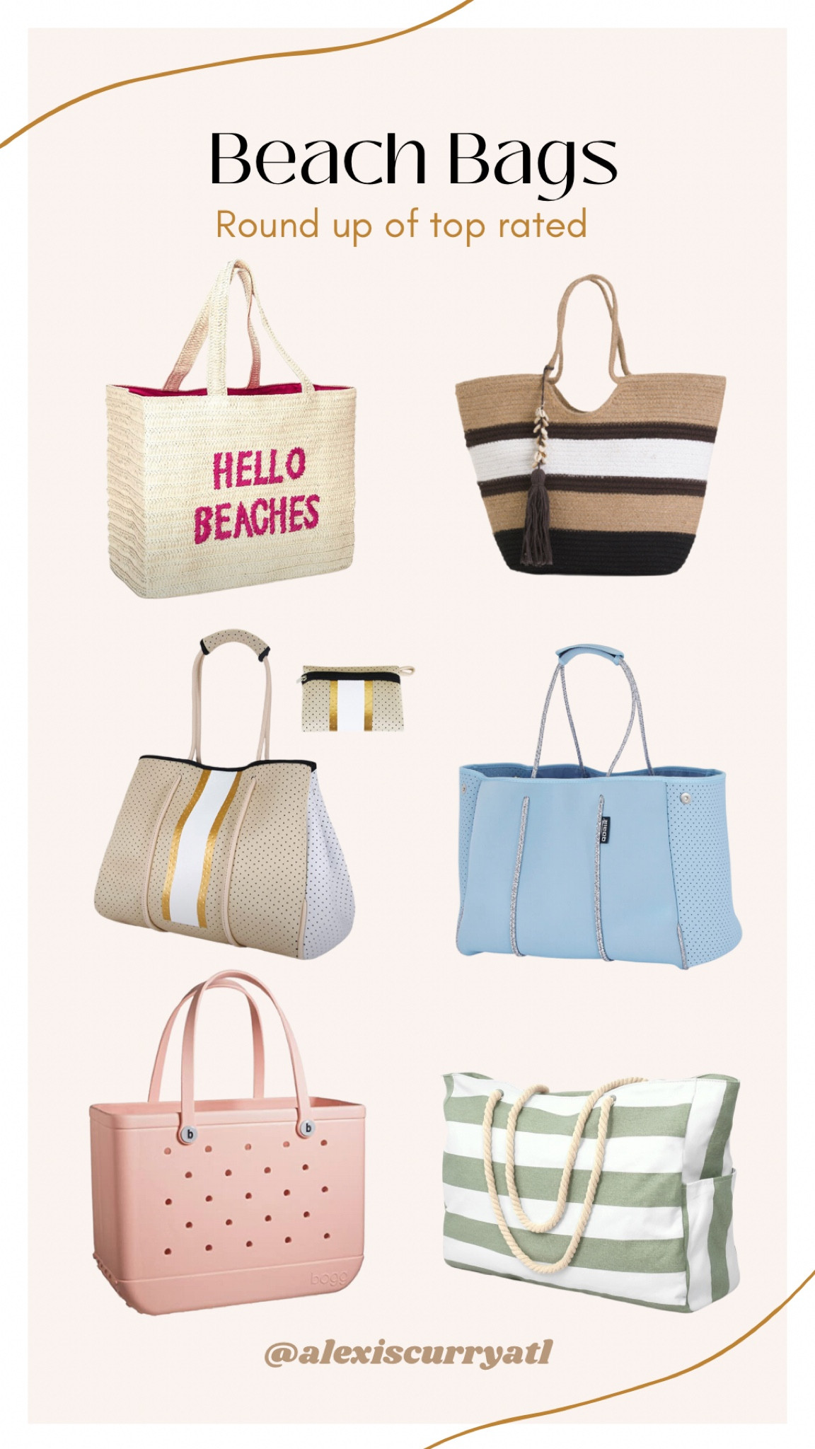 Looking for a new beach bag? Whether you’re a momma and need something big and sturdy or just need something cute to hold all your stuff… here’s the roundup!!!

#LTKtravel #LTKSeasonal #LTKitbag