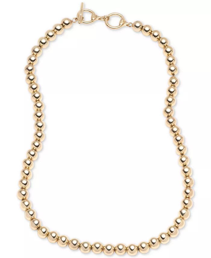 Lauren Ralph Lauren Gold-Tone Metal Bead 20 | Macys (US)