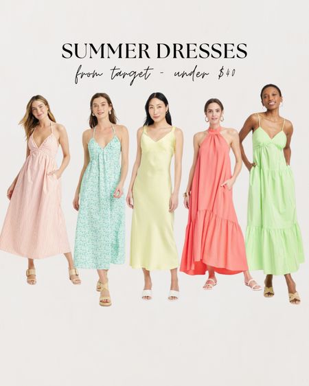 Fun colored summer dresses from Target under $40!! Wedding guest dresses | summer outfits

#LTKstyletip #LTKfindsunder50 #LTKtravel