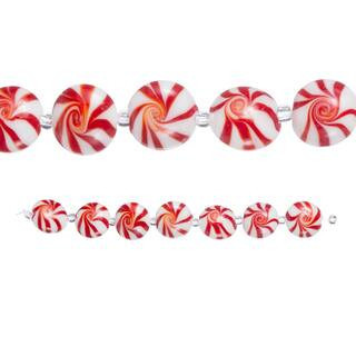 Candy Cane Glass Beads, 16mm by Bead Landing™ | 15 mm | Michaels® | Michaels Stores