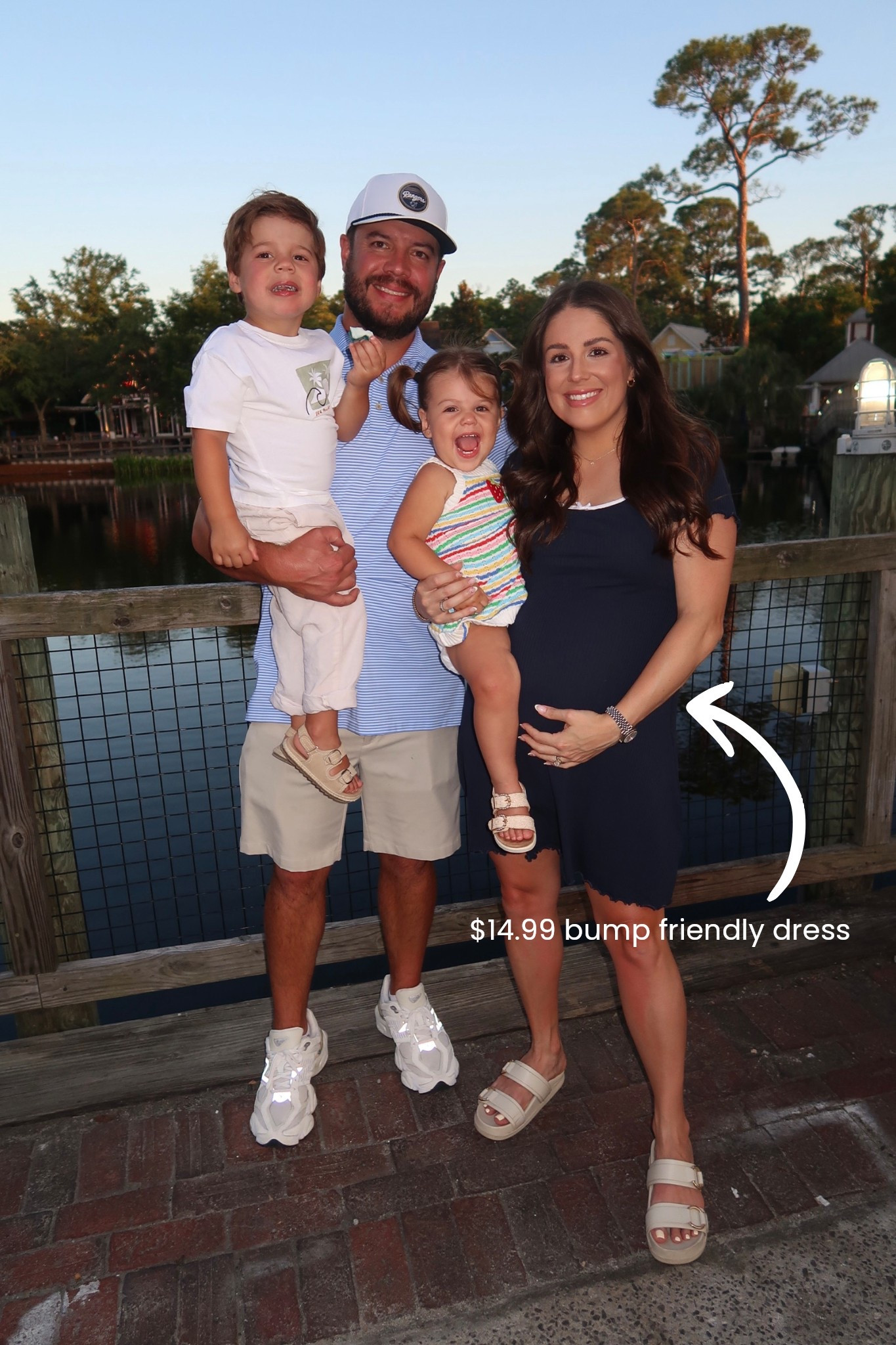 Bump friendly dress available in 4 styles & less than $15 🙌🏼 Plus Brady’s cute little dress is on sale too!

#LTKBump #LTKStyleTip #LTKFindsUnder50