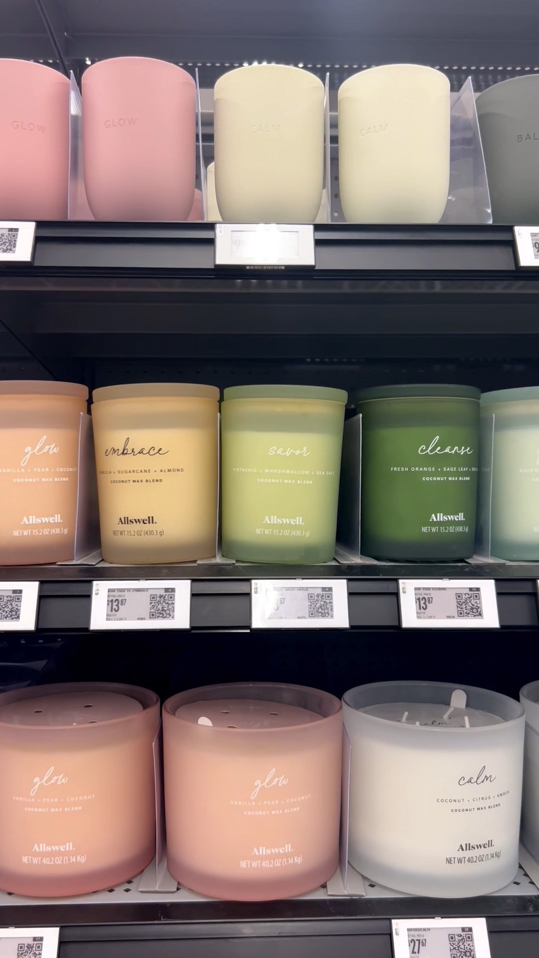 These candles at Walmart smell so amazing! I just bought several of them. My favorite is the Glow scent. It smells like vanilla and coconut. These all smell like they could be in a spa. The Relax and Mindful scents smell sooo good as well. I am so impressed with these candles and how great they smell. The small ones are under $10, and the huge ones are under $30. I currently have the smallest candle burning in my kitchen and I can smell it in my living room. These would make a great gift as well! ￼￼￼

#LTKselfcare #LTKHome #LTKmomlife